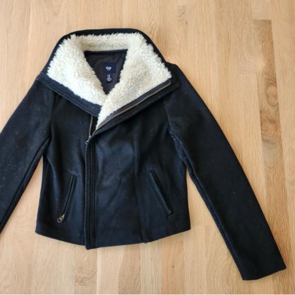 Gap recycled wool blend coat XS